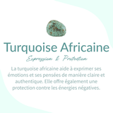Bracelet "Vie Éternelle" en Turquoise Africaine -  - L'Arbre des Chakras