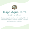 Bracelet &quot;Acceptation de Soi&quot; en Jaspe Aqua Terra -  - L&#39;Arbre des Chakras