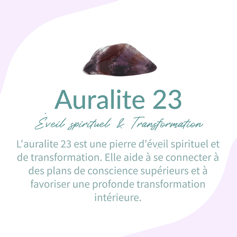 Bracelet "Âme de Lumière" en Auralite 23 -  - L'Arbre des Chakras