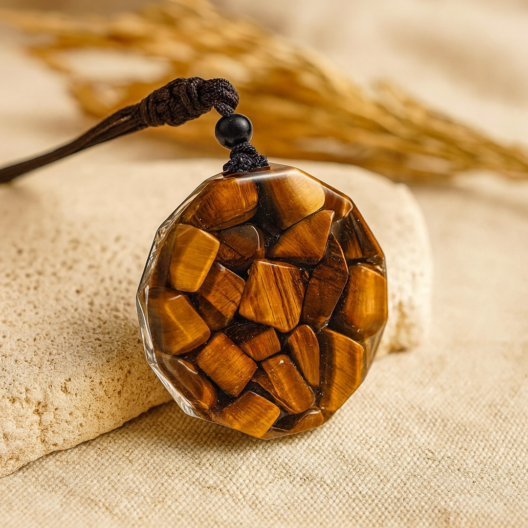 Pendentif Orgonite "Arbre des Possibles"