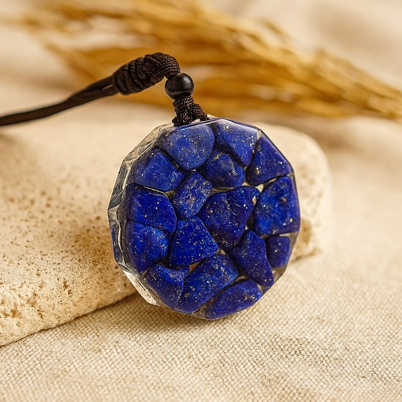 Pendentif Orgonite "Arbre des Possibles" - - L'Arbre des Chakras