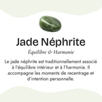 Bracelet “Dhara” en Jade Néphrite - - L'Arbre des Chakras