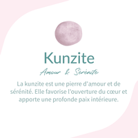 Bracelet Multi-tours "Aura Lumineuse" en Kunzite -  - L'Arbre des Chakras