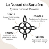 Boucles d’Oreilles “Nœud de Sorcière Sacré” - - L'Arbre des Chakras