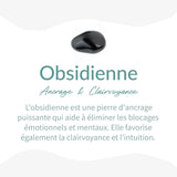 Bracelet "3 Protections" en Oeil de Tigre, Hématite & Obsidienne Noire -  - L'Arbre des Chakras