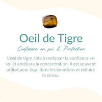 Bracelet "Délivrance" en Améthyste & Oeil de Tigre -  - L'Arbre des Chakras