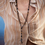 Collier Chapelet "Protection" en Oeil de Tigre - - L'Arbre des Chakras