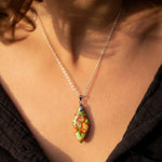 Pendentif Arlequin en Jaspe - - L'Arbre des Chakras