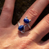Bague Ajustable "Chat" en Lapis Lazuli -  - L'Arbre des Chakras