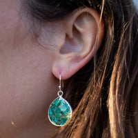 Boucles d'Oreilles en Turquoise - - L'Arbre des Chakras