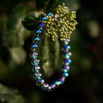 Bracelet "Énergie Céleste" en Aqua Aura - - L'Arbre des Chakras