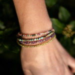 Bracelet Raffiné en Pierres Naturelles Fines - - L'Arbre des Chakras