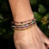 Bracelet Raffiné en Pierres Naturelles Fines - - L'Arbre des Chakras