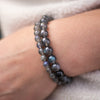 Bracelet "Bouclier de Protection" en Labradorite -  - L'Arbre des Chakras