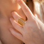 Bague Ajustable "Fleur de Vie" - - L'Arbre des Chakras