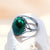 Bague Ajustable "Purification & Guérison" en Malachite - - L'Arbre des Chakras