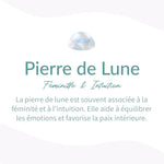 Pendentif "Pointe d’Équilibre" en Pierre de Lune - - L'Arbre des Chakras