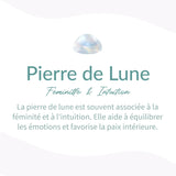 Pendentif "Pointe d’Équilibre" en Pierre de Lune - - L'Arbre des Chakras