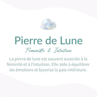 Bracelet "Vénus" en Pierre de Soleil, Quartz Rose & Pierre de Lune -  - L'Arbre des Chakras