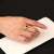 Bague Ajustable "Noir Magnétique" - Spinelle Noir