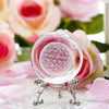 Boule de Cristal Fleur de Vie avec Support -  - L&#39;Arbre des Chakras