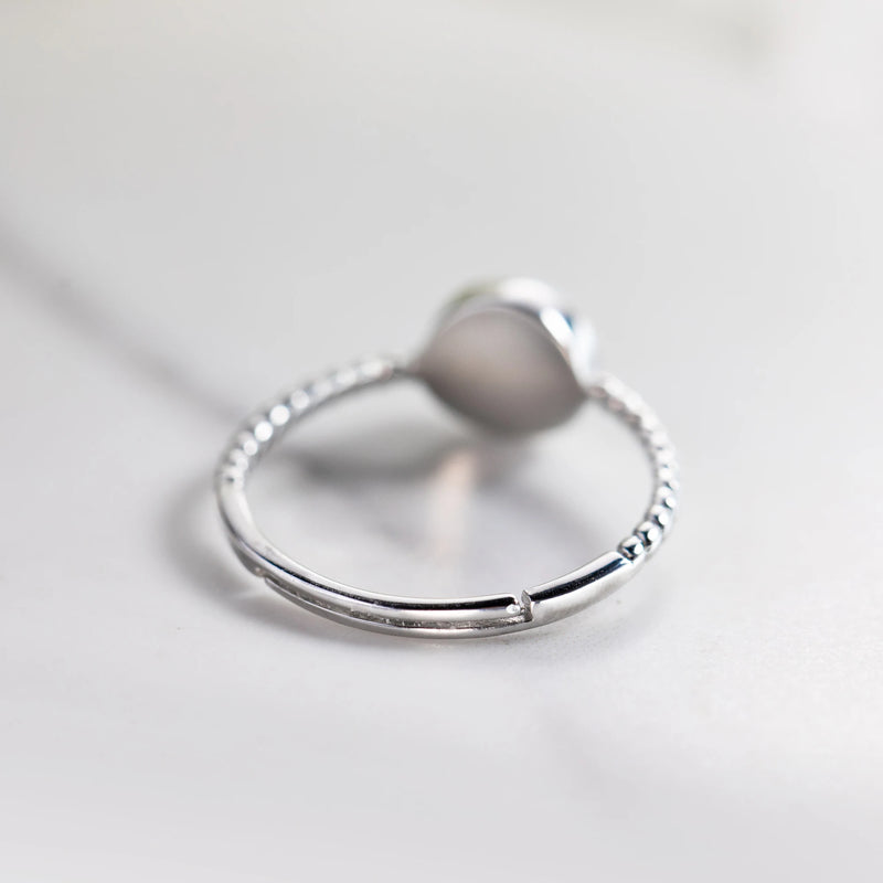 Bague "Douceur des Caraïbes" Pierre de Larimar