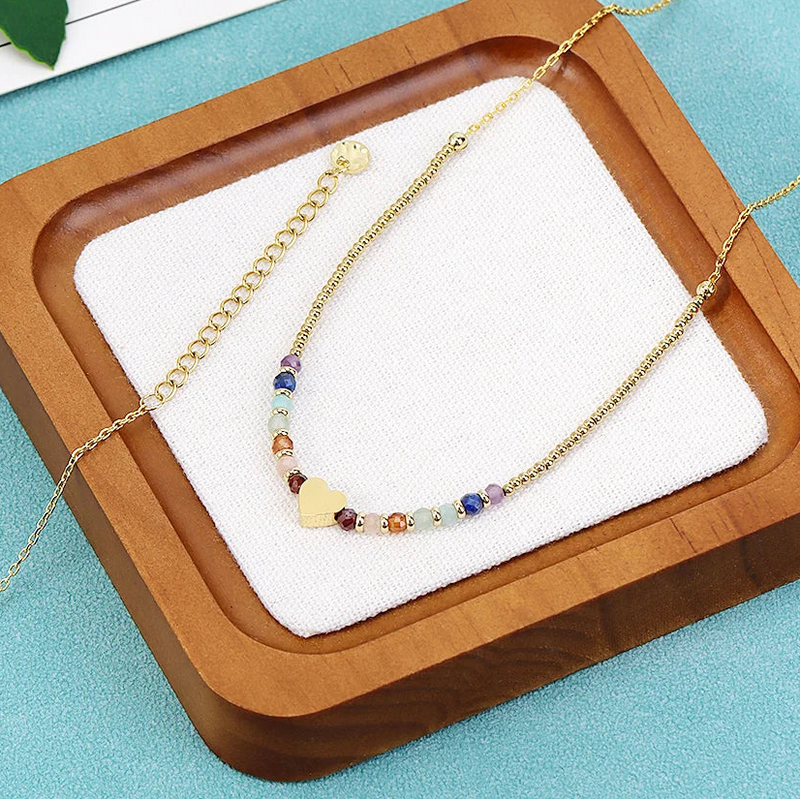 Collier "Chemin du Cœur" – 7 Chakras