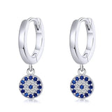 Boucles d'Oreilles "Oeil Bleu Protecteur" - - L'Arbre des Chakras