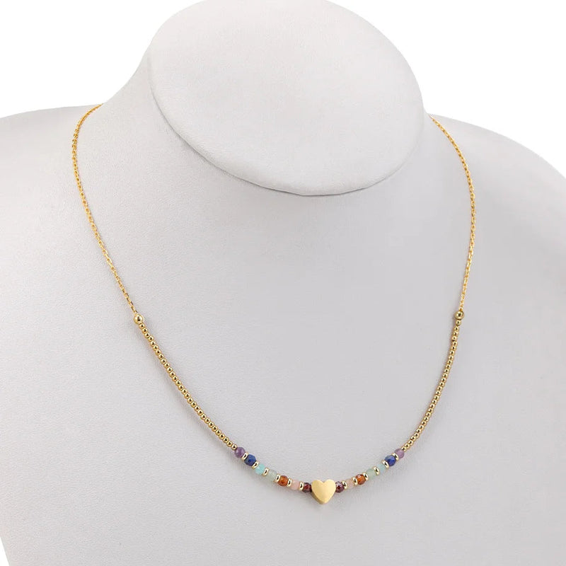 Collier "Chemin du Cœur" – 7 Chakras