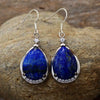 Boucles d'Oreilles "Lumière Azurée" en Lapis Lazuli -  - L'Arbre des Chakras