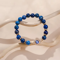 Bracelet "Regard de Vérité" en Lapis Lazuli - 17cm - L'Arbre des Chakras