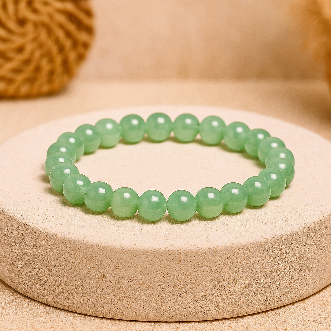 Bracelet "Opportunité" en Aventurine - - L'Arbre des Chakras
