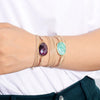 Bracelet "Protection Spirituelle" en Améthyste -  - L'Arbre des Chakras