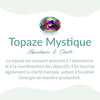 Boucles d&#39;Oreilles en Topaze Mystique Arc-en-Ciel -  - L&#39;Arbre des Chakras