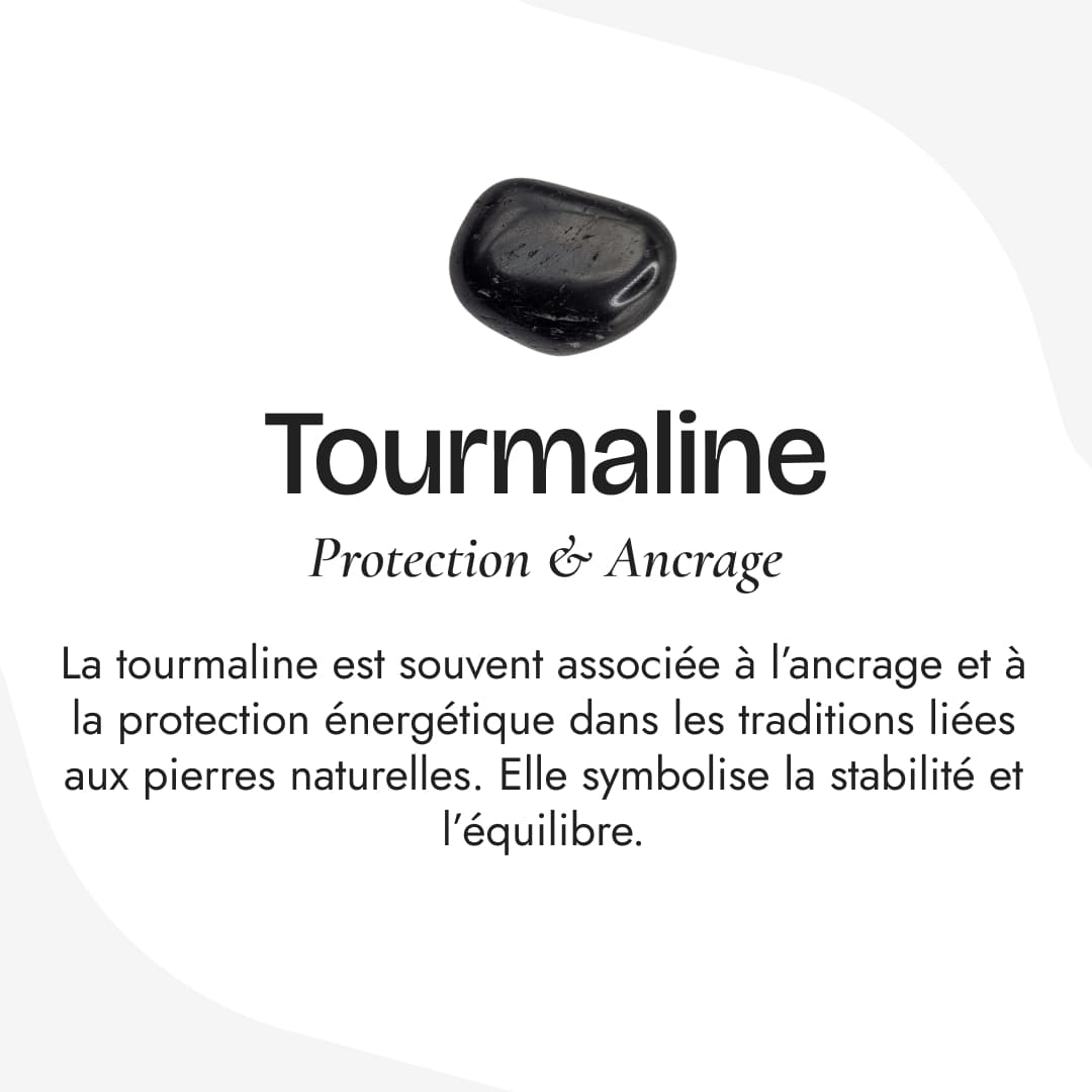 Bracelet "Cap Assuré" en Hématite, Tourmaline Noire & Oeil de Tigre - - L'Arbre des Chakras