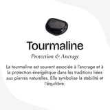 Bracelet "Cap Assuré" en Hématite, Tourmaline Noire & Oeil de Tigre - - L'Arbre des Chakras