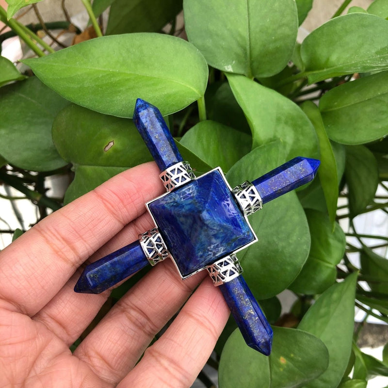 Activateur d&#39;Énergies en Pierre Naturelle - Lapis Lazuli - L&#39;Arbre des Chakras