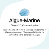 Pendentif Rotatif "Emotions apaisées" en Aigue-Marine - - L'Arbre des Chakras