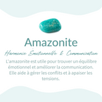 Bracelet "Océan Paisible" en Amazonite - - L'Arbre des Chakras