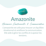Pendentif "Équilibre Précieux" en Amazonite - - L'Arbre des Chakras