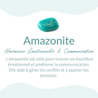 Bracelet Mala "Acceptation" en Chrysocolle, Lapis Lazuli & Amazonite -  - L'Arbre des Chakras