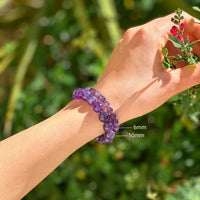 Bracelet "Apaisement" en Améthyste -  - L'Arbre des Chakras