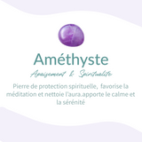 Pendentif améthyste soleil - - L'Arbre des Chakras
