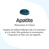 Collier "Mauvais Œil" en Apatite - - L'Arbre des Chakras