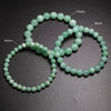 Bracelet en Jade de Birmanie -  - L&#39;Arbre des Chakras