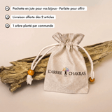 Pointe "Concentration & Sérénité" en Apatite Bleue - - L'Arbre des Chakras