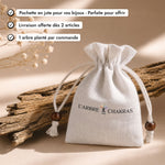 Collier "Croissant de Lune" en Pierre de Lune - - L'Arbre des Chakras