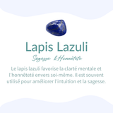 Bague Ajustable "Chat" en Lapis Lazuli -  - L'Arbre des Chakras