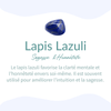 Bague Ajustable &quot;Chat&quot; en Lapis Lazuli -  - L&#39;Arbre des Chakras