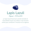 Bague Ajustable "Chat" en Lapis Lazuli -  - L'Arbre des Chakras